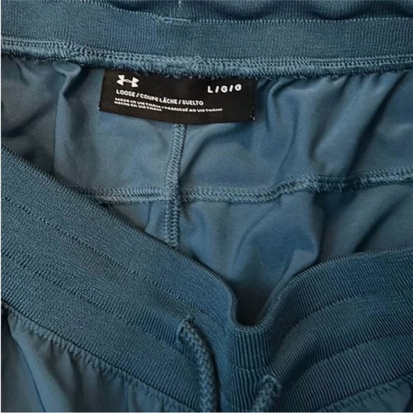 Under Armour Men's Teal Blue Training Joggers - Picture 2 of 3